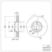 Disc Brake Rotor Dynamic Friction 600-31100D