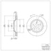 Disc Brake Rotor Dynamic Friction 600-47023D