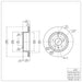 Disc Brake Rotor Dynamic Friction 600-47071