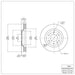 Disc Brake Rotor Dynamic Friction 600-48044
