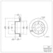Disc Brake Rotor Dynamic Friction 600-48061