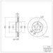 Disc Brake Rotor Dynamic Friction 600-54038