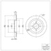 Disc Brake Rotor Dynamic Friction 600-54051