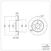 Disc Brake Rotor Dynamic Friction 600-54066