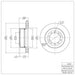 Disc Brake Rotor Dynamic Friction 600-54180
