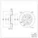 Disc Brake Rotor Dynamic Friction 600-58030