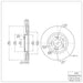 Disc Brake Rotor Dynamic Friction 600-59027