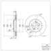 Disc Brake Rotor Dynamic Friction 600-59055