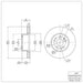 Disc Brake Rotor Dynamic Friction 600-63021