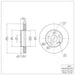 Disc Brake Rotor Dynamic Friction 600-63050