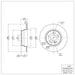 Disc Brake Rotor Dynamic Friction 600-63051