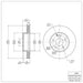 Disc Brake Rotor Dynamic Friction 600-63084