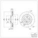 Disc Brake Rotor Dynamic Friction 600-63146