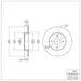 Disc Brake Rotor Dynamic Friction 600-67015