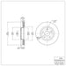 Disc Brake Rotor Dynamic Friction 600-67066