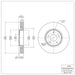 Disc Brake Rotor Dynamic Friction 600-67074