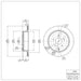 Disc Brake Rotor Dynamic Friction 600-67089