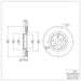 Disc Brake Rotor Dynamic Friction 600-67105