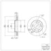 Disc Brake Rotor Dynamic Friction 600-72023