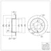 Disc Brake Rotor Dynamic Friction 600-72030