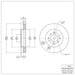 Disc Brake Rotor Dynamic Friction 600-72033