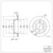 Disc Brake Rotor Dynamic Friction 600-72058
