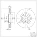 Disc Brake Rotor Dynamic Friction 600-73036