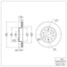 Disc Brake Rotor Dynamic Friction 600-74032