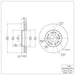 Disc Brake Rotor Dynamic Friction 600-75000