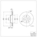 Disc Brake Rotor Dynamic Friction 600-76056