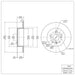 Disc Brake Rotor Dynamic Friction 600-76071