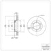 Disc Brake Rotor Dynamic Friction 600-76110