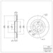 Disc Brake Rotor Dynamic Friction 600-80044