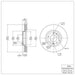 Disc Brake Rotor Dynamic Friction 600-80066
