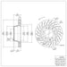 Disc Brake Rotor Dynamic Friction 620-02015D