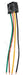 HVAC Blower Motor Resistor Connector Four Seasons 70051