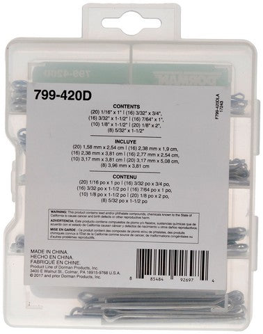 Cotter Pin Value Pack Dorman 799-420D
