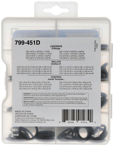 O-Ring Assortment Dorman 799-451D
