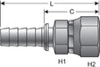 Hydraulic Coupling / Adapter Gates 80143