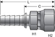 Hydraulic Coupling / Adapter Gates 80147