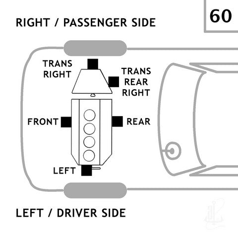 Manual Transmission Mount Anchor 8674