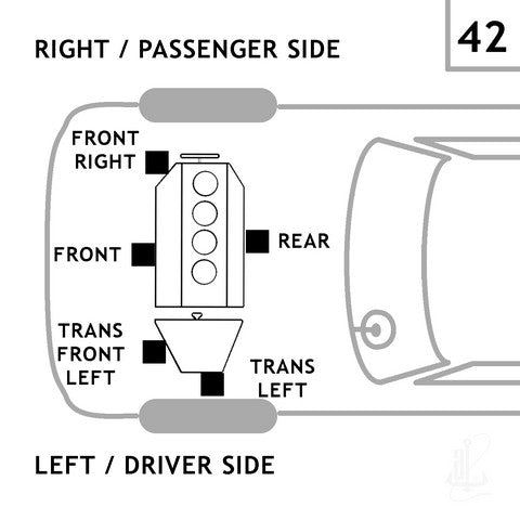 Automatic Transmission Mount Anchor 8684