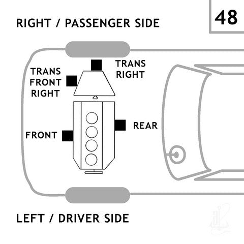 Engine Mount Anchor 8998