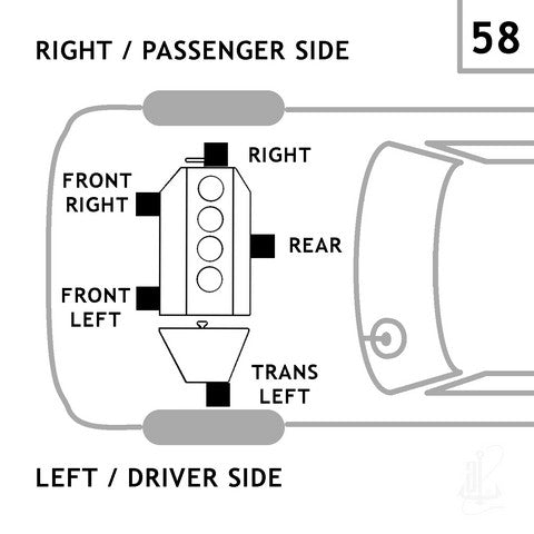 Engine Mount Anchor 9305