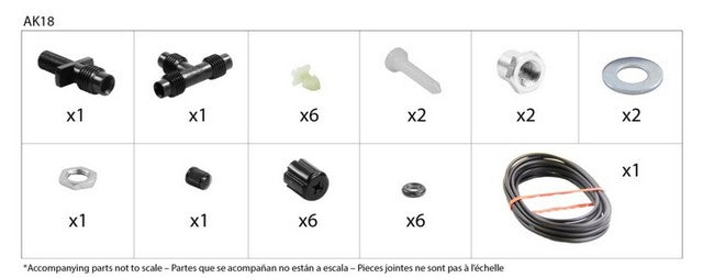 Suspension Shock Absorber Air Hose Kit Monroe AK18