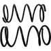 Coil Spring Set Moog Chassis 81755