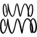 Coil Spring Set Moog Chassis 81759