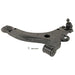 Suspension Control Arm and Ball Joint Assembly Moog Chassis RK80538