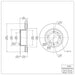 Disc Brake Rotor Dynamic Friction 604-02023