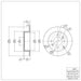 Disc Brake Rotor Dynamic Friction 604-03011